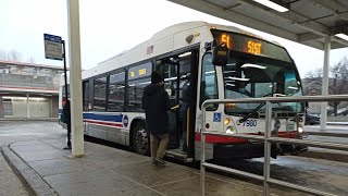 Ride On CTA 2014 Nova Bus LFS 7980 On Rt 51 51st to 47th Red Line Station