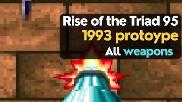 Rise of the Triad 95 (1993 prototype) - All weapons