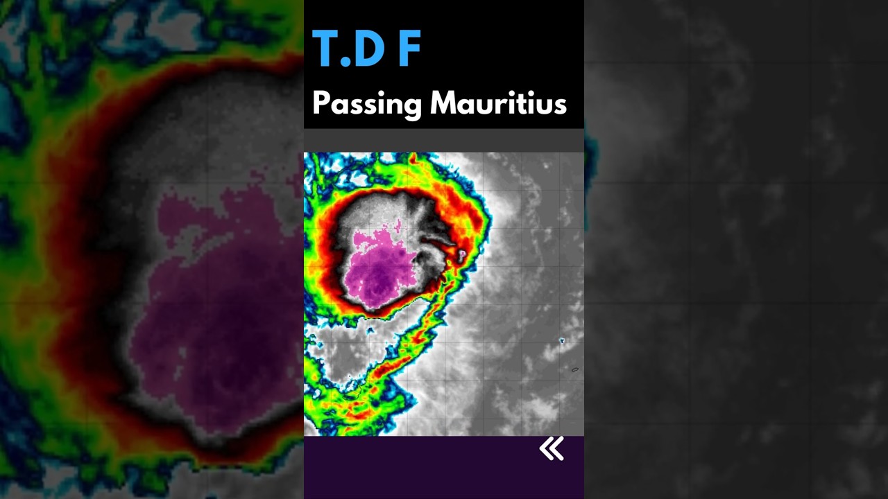 Gusty Winds for Mauritius & Réunion, Madagascar Landfall... #weather #mauritius #tropical #cyclone