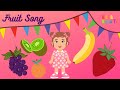 The fruit song  bibi  nona tv  nursery rhymes and kids songs