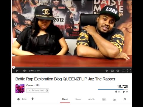 Battle Rap Exploration Blog QUEENZFLIP Jaz The Rapper - YouTube