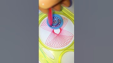 The Spirograph Drawing 😍🔥 | Ladki Deewani | #shorts #Atik_official #spirograph