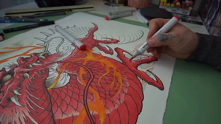 Shane Fords Morning Pages : Dragon drawing process