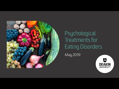 Webinar: The Empirical Status of Current Psychological Treatments for Eating Disorders