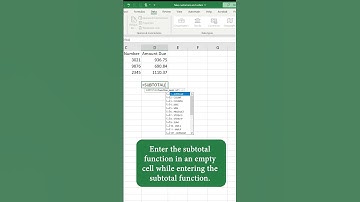 Limit Calculations to Visible Rows in Microsoft Excel  #microsoftexcel #tutorial #shorts #exceltips