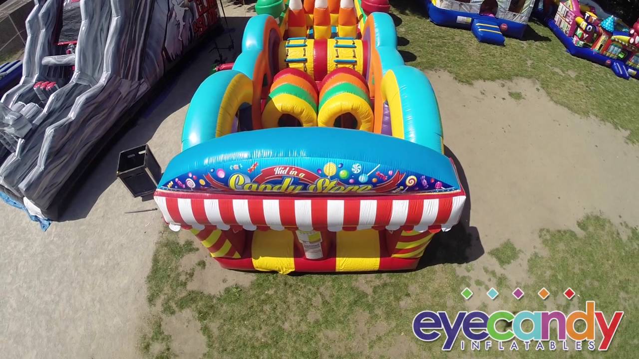 Kid In A Candy Store Eye Candy Inflatables YouTube