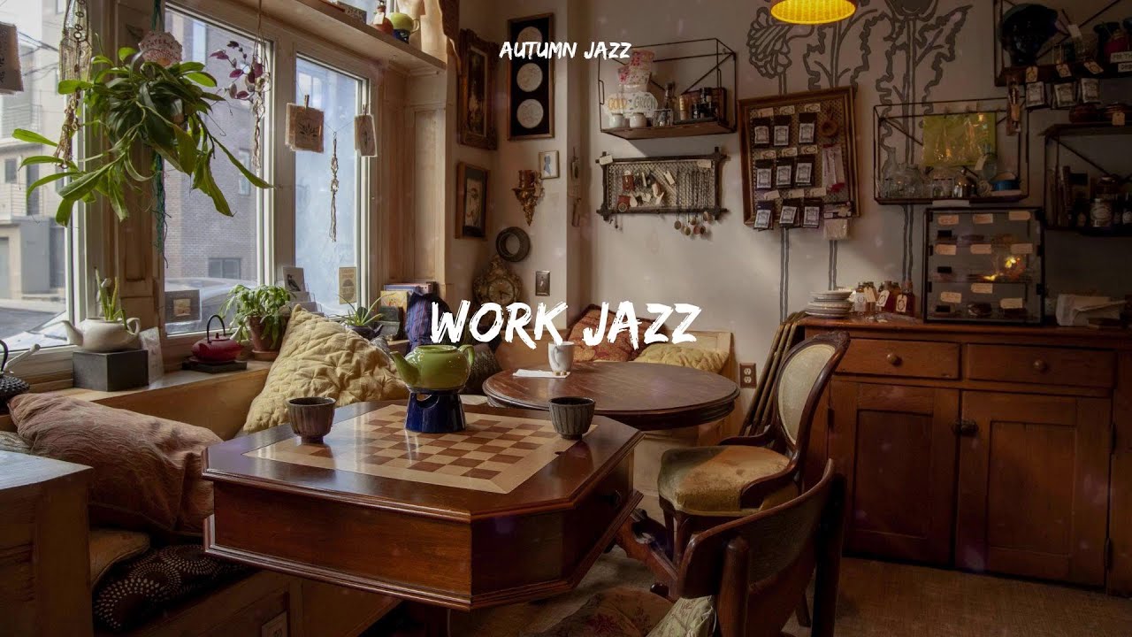 4K Cozy Coffee Shop with Smooth Piano Jazz Music for Relaxing, Studying ...