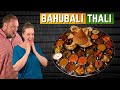 We found the biggest THALI in America 🔥over 50 items🔥!!  Indian food reaction