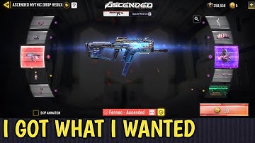 ASCENDED MYTHIC DROP REDUX | Got what I wanted😍 - Call of Duty Mobile Season 4 ❤️
