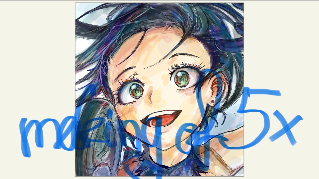 イラスト Making5 イラストメイキングmaking of 5x - YouTube