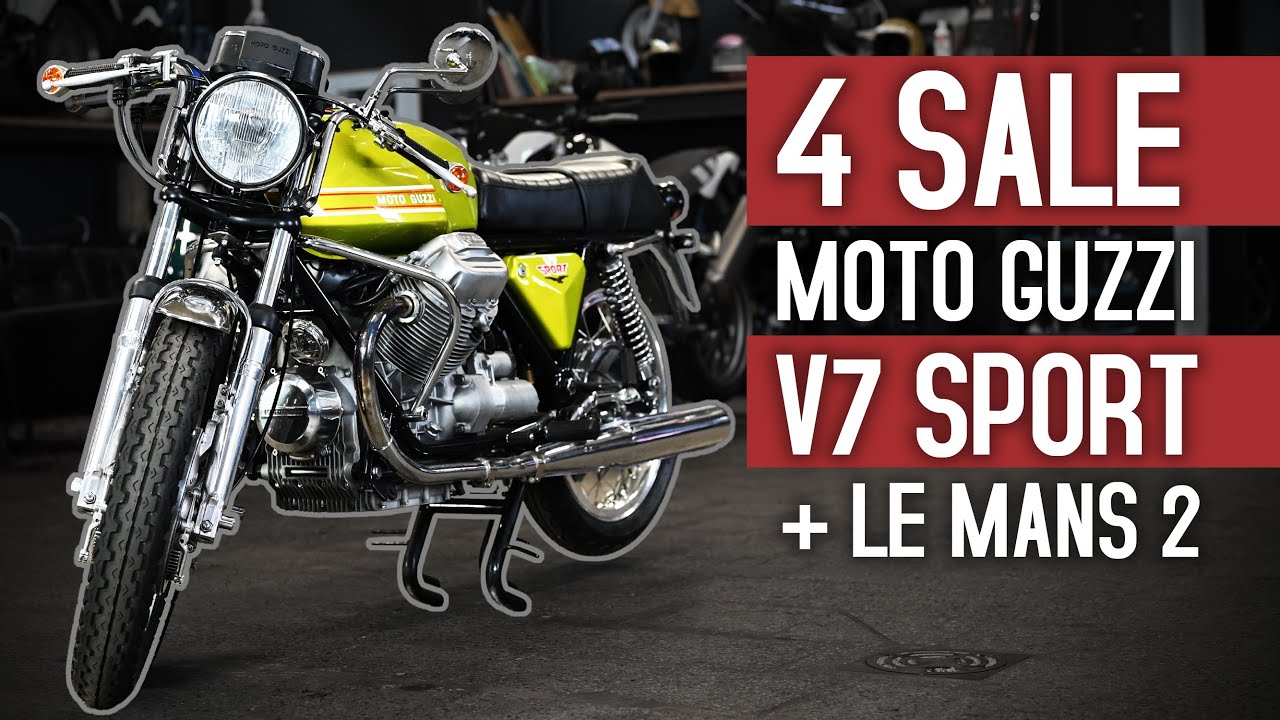 MOTO GUZZI V7 Sport und Le Mans 2 - Voll restauriert und neu Aufgebaut