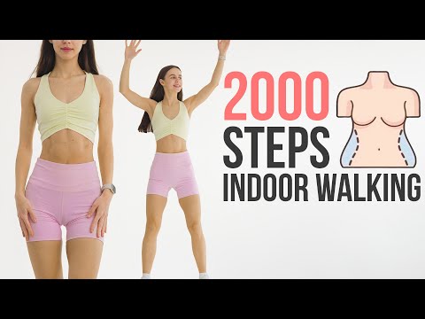 2000 STEPS Indoor Walking Workout - burn calories while walking