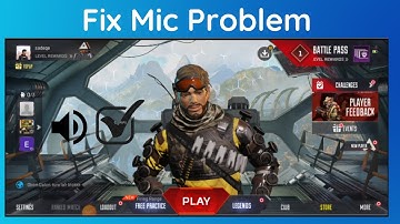 How to fix "mic" Problem in apex legends Mobile | Apex mobile mic not working problem