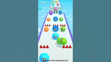 #shorts - Ball Run 2048 Casual Mobile Game  - All Levels Walkthrough iOS, Android (Part-1) #3 #viral