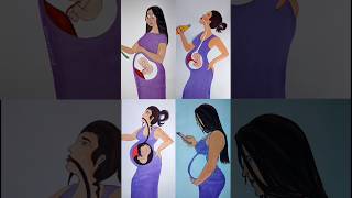 It Depends On The Mother How Her Baby Will Be #Rifanaartandcraft #Rifanaart #Animationvideo #Shorts