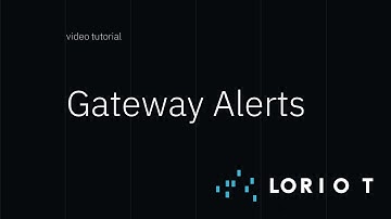 LoRaWAN Network Server - Gateway Alerts feature