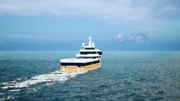 Unreal Engine Foam and Ocean Simulation (Sea) Water Boat Yacht