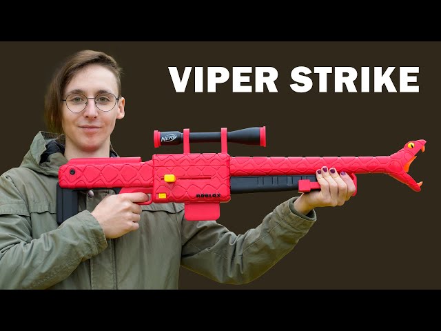 Nerf Roblox Viper Strike - Unboxing, Review & Test