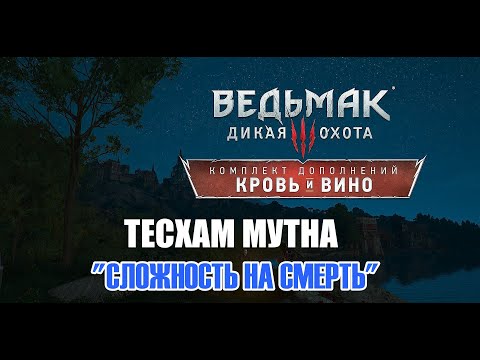 Видео: Ведьмак 3 Кровь и вино - ► Прохождение 236: Тесхам Мутна [Сложность На Смерть]