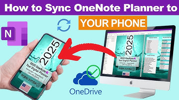How to Open and Sync Your OneNote Teal Digital Planner on Mobile (iPhone & Android)