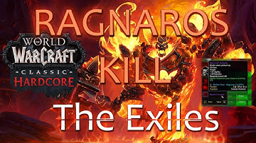 RAGNAROS KILL On WoW Hardcore Classic