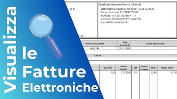FATTURE ELETTRONICHE: Visualizzazione e stampa