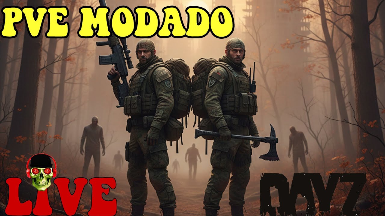 🔴 DAYZ PVE: Quem disse que não dá pra se divertir? | Sobrevivência BR ao Vivo!