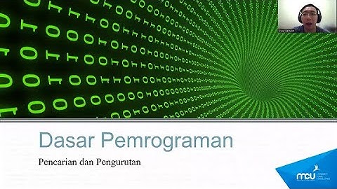 Pemrograman Dasar Python 11 | Pencarian dan Pengurutan (Binary, Insertion, Selection, dan Bubble)