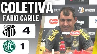 COLETIVA CARILLE | SANTOS 4 X 1 GUARANI - PÓS JOGO DO PEIXE