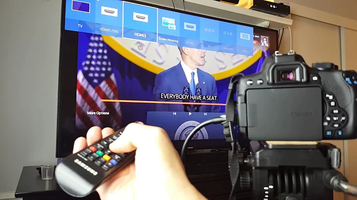 Canon Rebel T6i/T6: How to Connect/Mirror to TV or Monitor - Live View!