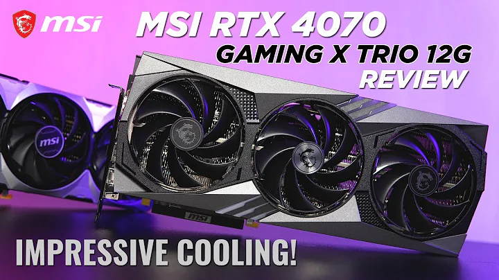 冷却性能抜群！MSI GeForce RTX 4070 Gaming X TRIO 12Gレビュー