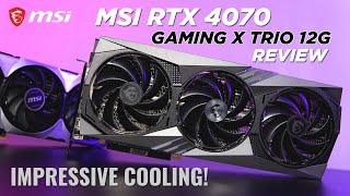 MSI GeForce RTX 4070 Gaming X TRIO 12G Review 4K & 1440p Benchmarks + Overclocking [Ph]