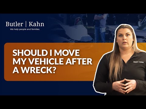 Should I Move My Vehicle After A Wreck?