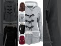 Women's Thick Hooded Duffle Coat with Toggle Buttons, Pus Sizes #fashion #coat #coatstyle #style