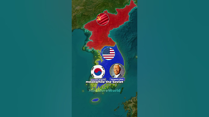 Why are there two Koreas? #usa #sovietunion #northkorea #southkorea #unitedstate #china #japan #map