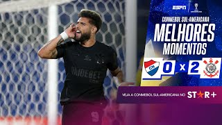 VITÓRIA DO CORINTHIANS NA SUL-AMERICANA! | Nacional-PAR 0 x 2 Corinthians | Melhores Momentos