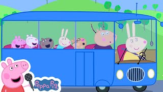 Wheels On The Bus Go Round And Round Peppa Pig Songs Nursery Rhymes Kids Songs