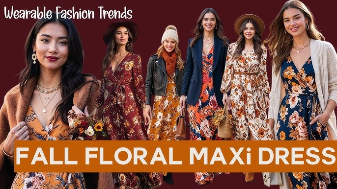 Fall Floral Maxi Dress How to Style a Floral Maxi Dress for Every Occasion: Chic Tips