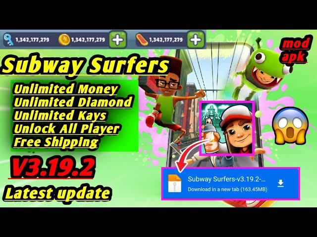 Subway Surfers Mod APK 3.22.1 (Unlimited coins, keys) Download 2023