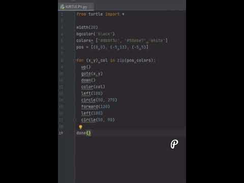 python programming//Tik tok Logo😯😯// #shorts - YouTube