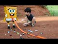 BOB ESPONJA DE MADEIRA e PISTA HOT WHEELS