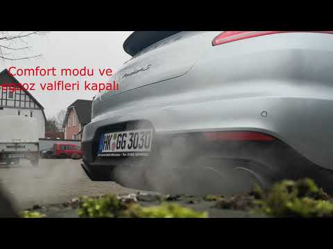 Porsche Panamera Stock Egzoz Sesi | Comfort vs Sport Plus Mode