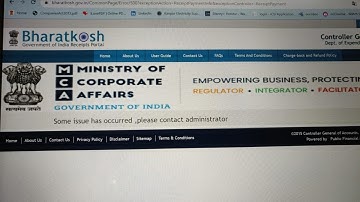 Trick - How to resolve MCA Payment Error