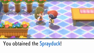 HOW TO GET Sprayduck in Pokemon Brilliant Diamond and Shining Pearl