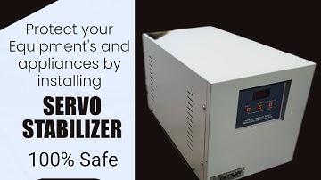How Servo stabilizer works | fluctuations controller | Struggling with flickering lights | VOLTONN 