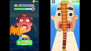 Sandwich Runner vs Burger Runner Satisfying Speedrun All Levels showdown | Epic Food Runner Showdown screenshot 5