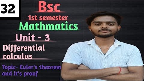 Unit - 3 | Euler