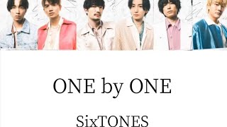 One By One Sixtonessixtones