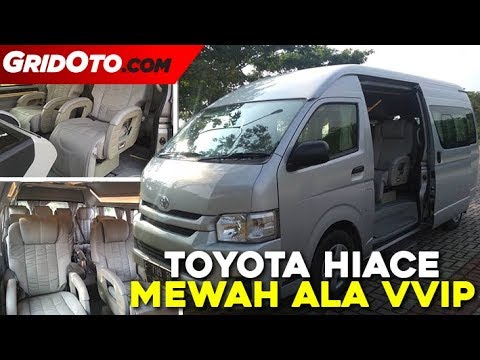 Menikmati Kabin Toyota Hiace Mewah Ala Vvip Youtube