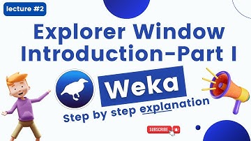 Lecture 2: Weka Explorer Window Introduction Part-1 demo|Weka tutorial for beginners to pro-trending